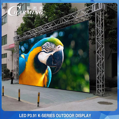 Etkinlikler için P3.91 4K Aşınma Önleyici LED Ekranlar, sorunsuz Video Duvar Ekranı Kiralama