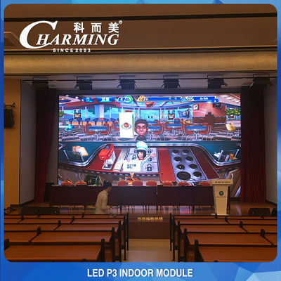 120° Görüntüleme P3 İç Mekan LED Video Modülleri Yüksek Yenileme 3840Hz Hafif