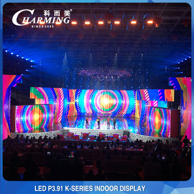50/60Hz Sahne Kiralama LED Ekranı Suya Dayanıklı Piksel Uzunluğu 3,91MM