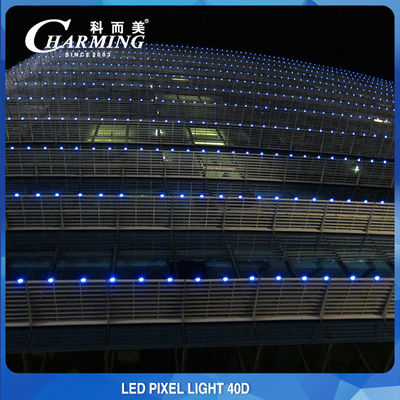 Dış Mekan Bina LED Piksel Işıklar DC24V 40D SPI Kontrolü Dayanıklı