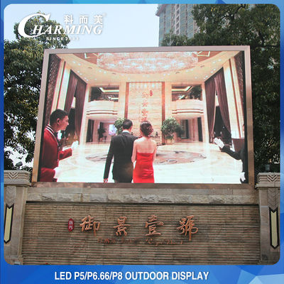 Büyüleyici Reklam Dış Mekan LED Video Duvar Ekranları 192x192 Ultrathin