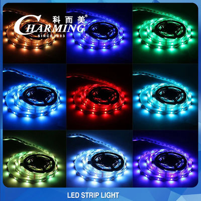 Gece Kulübü için 14W IP42 DC12V RGB LED Şerit Işık 10MM Genişlik