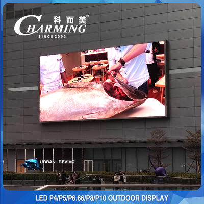 IP65 P5 P8 Dış Mekan LED Video Duvar Ekranı Reklam Panosu Magnezyum Alaşımı