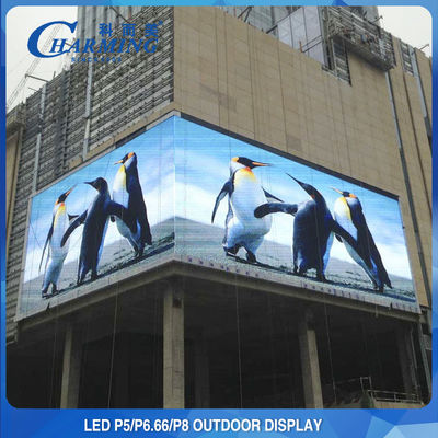 5000CD/M2 LED Dış Mekan Ekranı Gri Seviye 14-16Bit Video LED Ekran