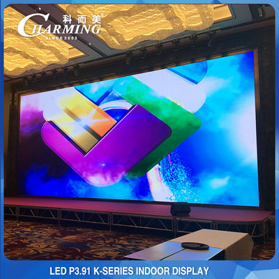 14-16 Bit Kapalı LED Video Duvar, P3.91 IP42 Kapalı Kiralık LED Ekran