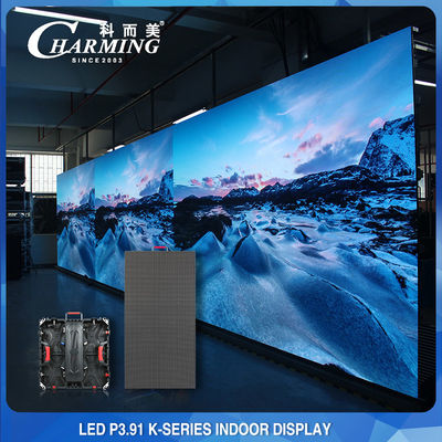 Aşınma Önleyici 256x128 LED İç Mekan Video Duvar 3840HZ P3.91 Çarpışma Önleyici