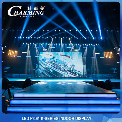 Aşınma Önleyici 256x128 LED İç Mekan Video Duvar 3840HZ P3.91 Çarpışma Önleyici