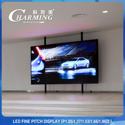Duvara Montaj IP42 Toplantı Odası LED Ekran, Piksel Pith 1.86MM LED Duvar HD