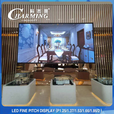 64*48CM Piksel Pith 2MM HD LED Video Duvarı Yüksek Rahatlatma 3840Hz