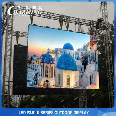 Dış sahne LED duvarı P3.91 Kiralık LED Ekran 4K yüksek parlaklık