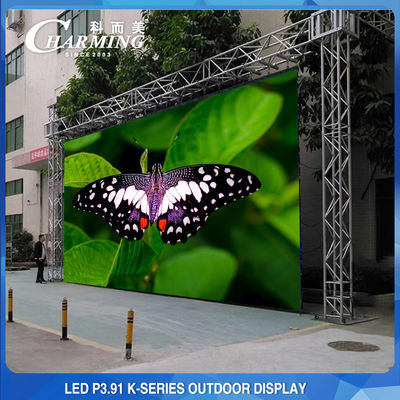 Dış sahne LED duvarı P3.91 Kiralık LED Ekran 4K yüksek parlaklık