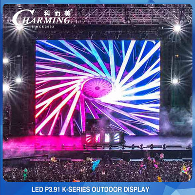 Dış sahne LED duvarı P3.91 Kiralık LED Ekran 4K yüksek parlaklık