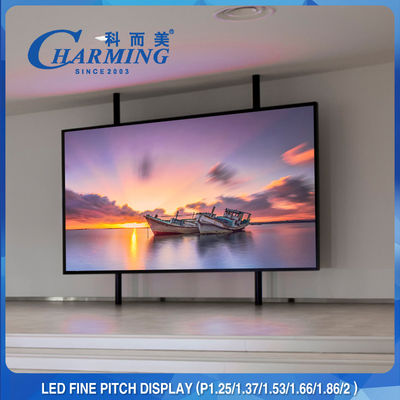 Reklam İç Mekan Sabit LED Ekran P1.2 P1.5 P1.8 P2 P2.5 LED Video Duvar Ekranı