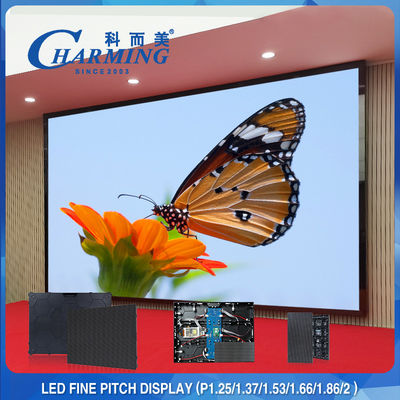 64x48CM İç Mekan Sabit LED Ekran P1.5 / P1.8 / P2 / P2.5 4K Yenileme Ultra İnce
