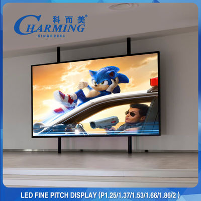 64x48CM HD P1.86MM Sabit Kapalı LED Ekran TV Şovu İçin 4K Yenileme