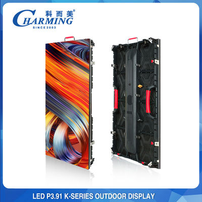 LED Ekran Ekran Dış Mekan Video Duvar Ekranı Reklam Ekranı Yüksek Parlaklık 500*500MM