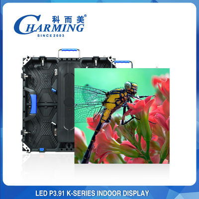 P3.91 İç mekan LED Video Duvar Ekranı Düzenlenebilir Radyan Hızlı Teslim