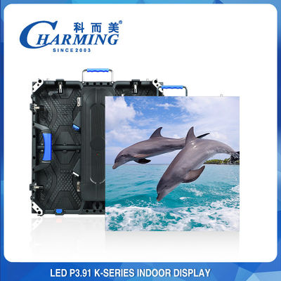 P3.91 İç mekan LED Video Duvar Ekranı Düzenlenebilir Radyan Hızlı Teslim