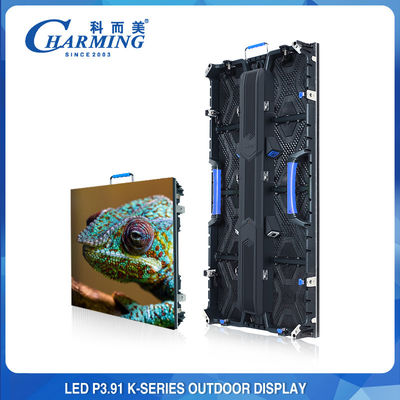 P3.91 K serisi Dış Ekranı Ultra Geniş Görme Açısı Ve Yüksek Kaliteli Lamba Boncukları Tasarımı LED Dış Ekran