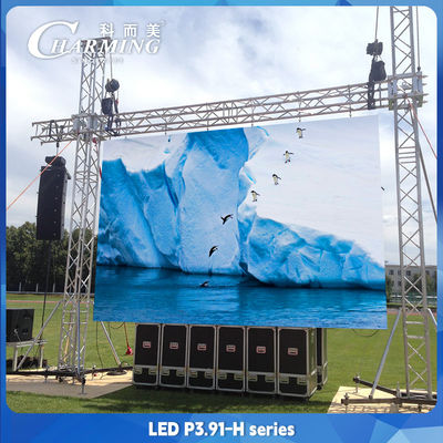 8K Ultra İnce P2.6 P2.98 P3.91 Dış LED Video Duvar Kiralama Ekranı