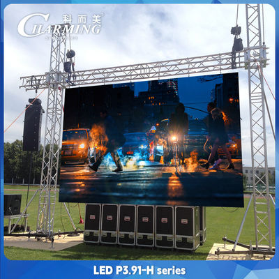 Dış P3.91 Reklam LED Ekranı Yüksek Parlaklık 4k LED Duvar