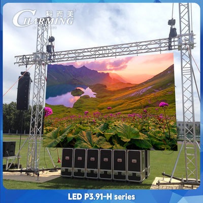 Dış P3.91 Reklam LED Ekranı Yüksek Parlaklık 4k LED Duvar