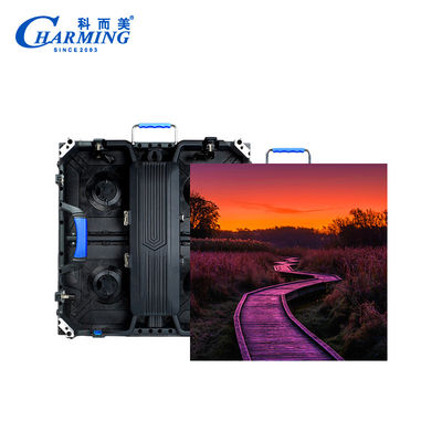 P3.91 Dışarıdaki LED Video Duvar EkranıTrus Bağlantı Kilitli Delik Yay Kilitli Tasarım