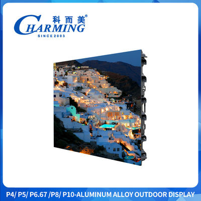P4/P5/P6.67/P8/P10 PCB Devre Kutusu Alüminyum Alaşım 10%~90%RH Dış 320*160mm Dış Ekran Ekranı ≥1920Hz