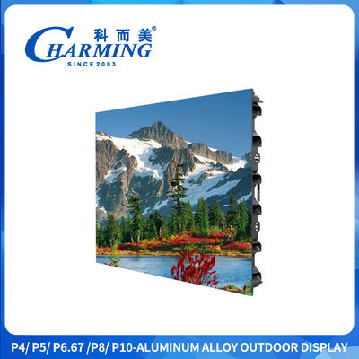 SMD2525 Ekran LED Dış 3D LED Ekran P4 Videolar P6 P8 Dış LED Ekran 5500 Yüksek Parlaklık