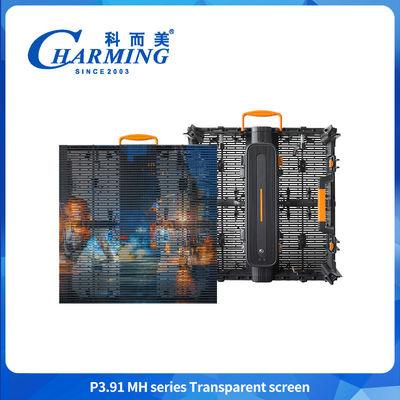 Şeffaf LED Ekran Dahili Dış Cam Şeffaf LED Film Ekran Panelleri Video ekranı