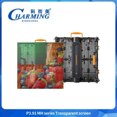 Dışarıda Sabit SMD LED Ekranı Şeffaf Cam LED Video Duvarı 4K