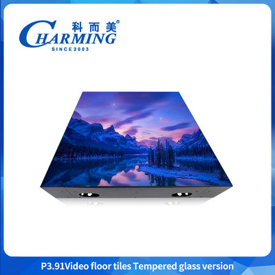 GOB SüreciGlass Dance Floor Tempered P3.91 Glass Dance Floor Rapid Packaging Teknolojisi