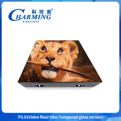 Yük Kapasitesi 500KG Dans katı Tempered P3.91 Cam Dans katı Hızlı Paketleme Teknolojisi