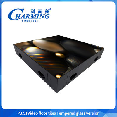 P3.91 Tempered Glass Model Ultra-Clear Display Video Dancing Floor Tiles For Indoor and Outdoor Rental Activities Hızlı bakım