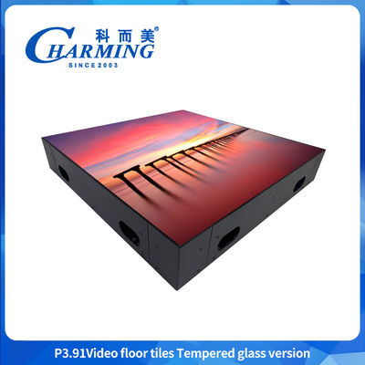 Su geçirmez Tam Renkli RGB Etkileşimli Programlanabilir P3.91 DJ Booth Bar Sahne Dans Zemini IP65 LED Ekranı
