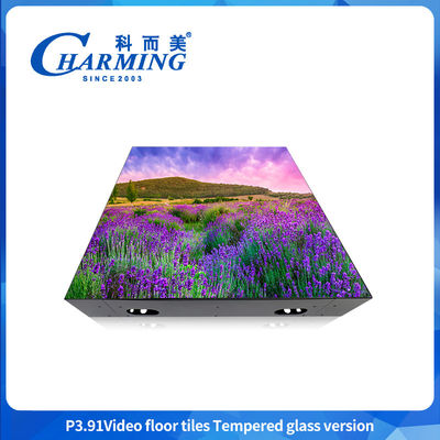 Kurulumu Kolay 500*500mm Tempered Glass Video Dancing Floor Tile Screen Ip65 Gelişmiş Koruma