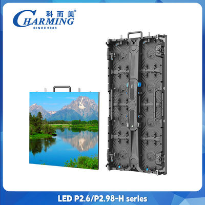 Kapalı P2.6 Kiralık LED Ekran Alüminyum Alaşım Ön Bakım LED Video Duvarı