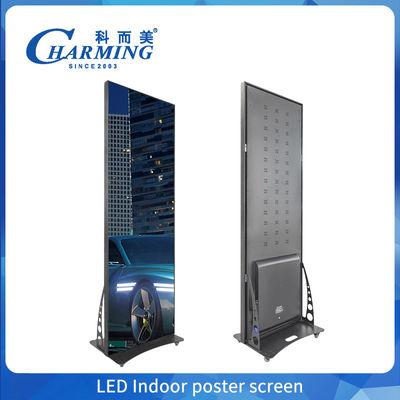 Hareketli Akıllı Wifi Standı Hd P1.86 P2 Dijital Reklam LED Poster Ekranları