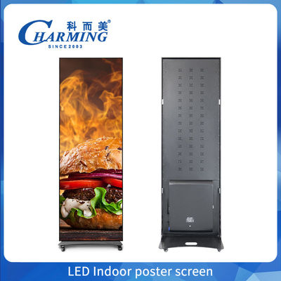 P2.5 P2 P1.86 Poster Ticari alışveriş merkezi Kapalı LED Poster Video Duvar Ekranı