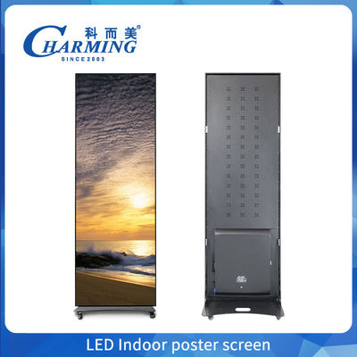Hareketli P1.86-P2.5 İç mekan dijital reklam Led Poster Ekran Led Video Duvarı