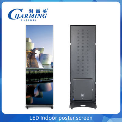 Yüksek Rahatlatma 4K LED Stand Poster Ekranı P1.86 P2 P2.5 İçerideki Panel Oyuncu LED Ekranı Alışveriş Merkezi için Poster Ekranı