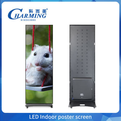 Hareketli P1.86-P2.5 İç mekan dijital reklam Led Poster Ekran Led Video Duvarı