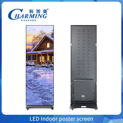 İç mekan Led Poster Yerüstü Dik Display Ekranı P1.86 P2 P2.5 GOB