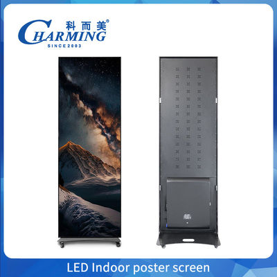 İçerideki LED Hoşgeldin Işığı Menü Tablosu Alüminyum Çerçeve Akrilik ve Cam Malzemeleri ile 640mm*1920mm Dikdörtgen Işık Kutusu