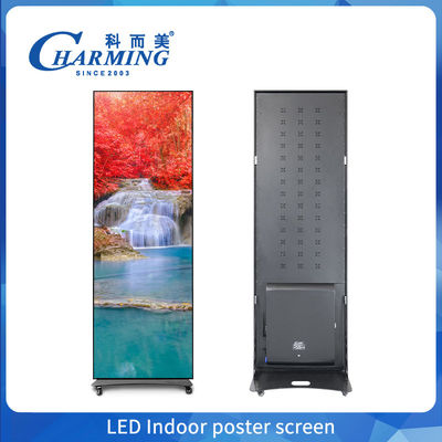 P2.5 LED Video Ekranı Taşınabilir 4k LED Ekran Özel Boyutlu Kapalı Led Poster Reklam Ürün Gösterisi