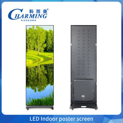 Ticari Taşınabilir Alışveriş merkezi LED Ekran P2.5 Poster dijital işaretleme ön Hizmet LED ekran