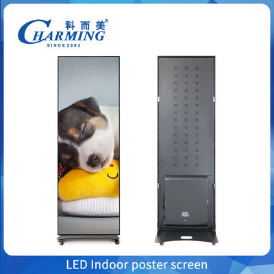 Ticari Taşınabilir Alışveriş merkezi LED Ekran P2.5 Poster dijital işaretleme ön Hizmet LED ekran