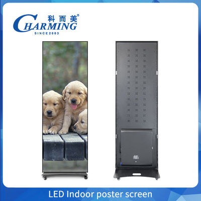 İçerideki LED Hoşgeldin Işığı Menü Tablosu Alüminyum Çerçeve Akrilik ve Cam Malzemeleri ile 640mm*1920mm Dikdörtgen Işık Kutusu