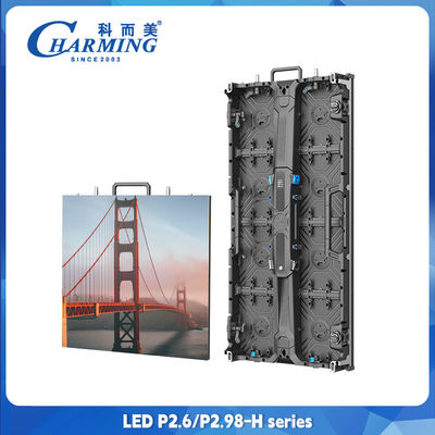 P2.6 Video Duvar Kiralama Ölçümlü Alüminyum Dolabı Dışarıda LED Kiralama Ekranı