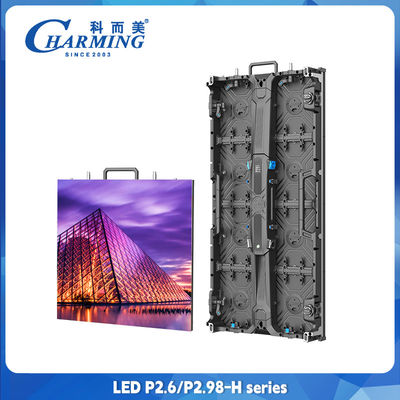 Yüksek çözünürlüklü İç mekan P2.6 P2.98 Kiralama Kullanımı LED Ekran 4K Reklam Ekranı